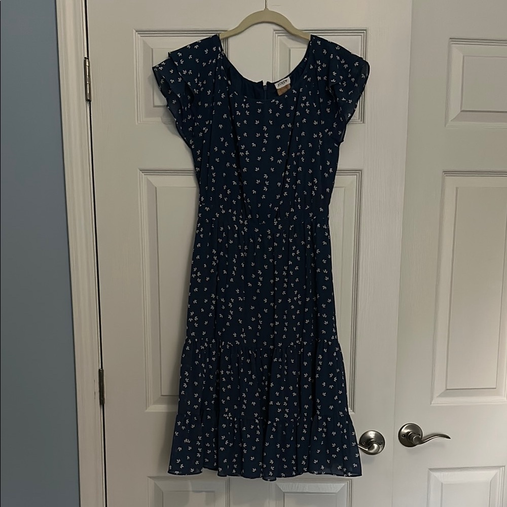 Blue Floral Women’s Dress